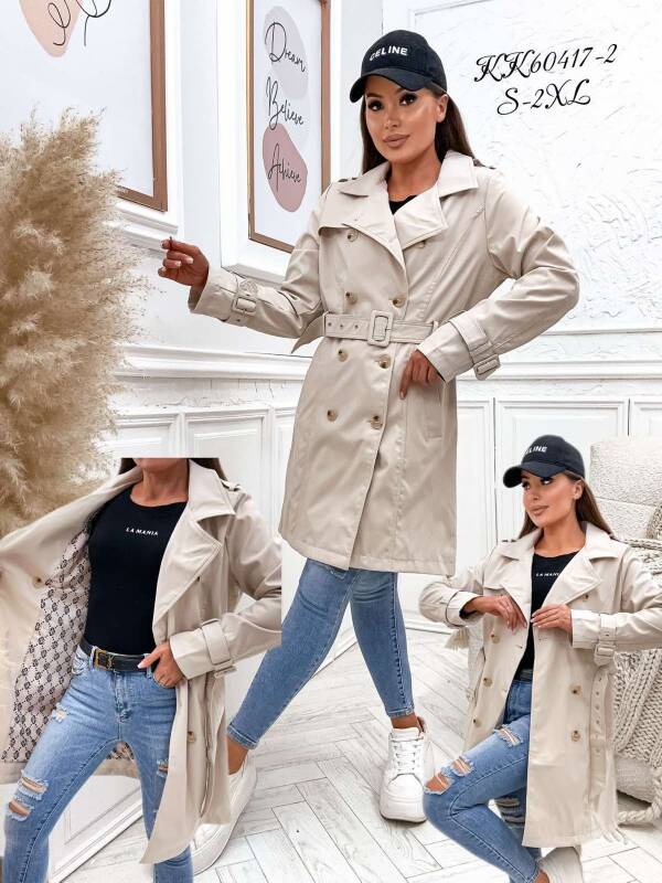 Plaszcze damkie  Roz S-2XL, 1 Kolor Paczka 5 szt 1